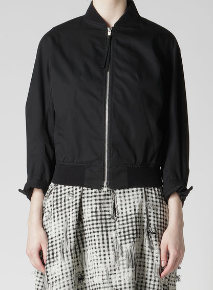 COTTON TWILL SHORT BLOUSON