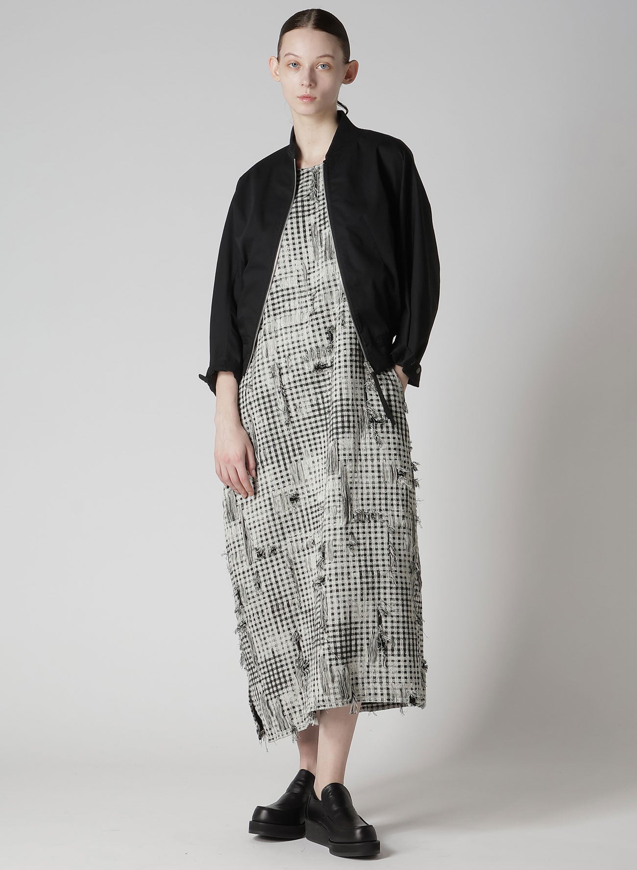 COTTON TWILL SHORT BLOUSON