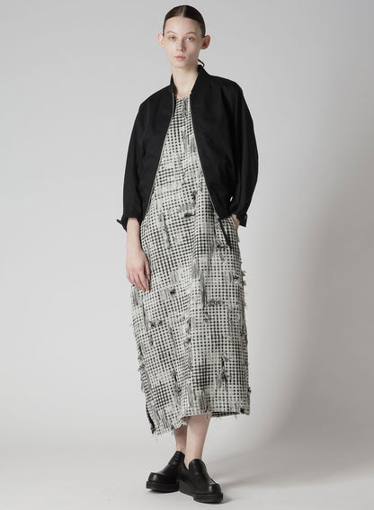 COTTON TWILL SHORT BLOUSON