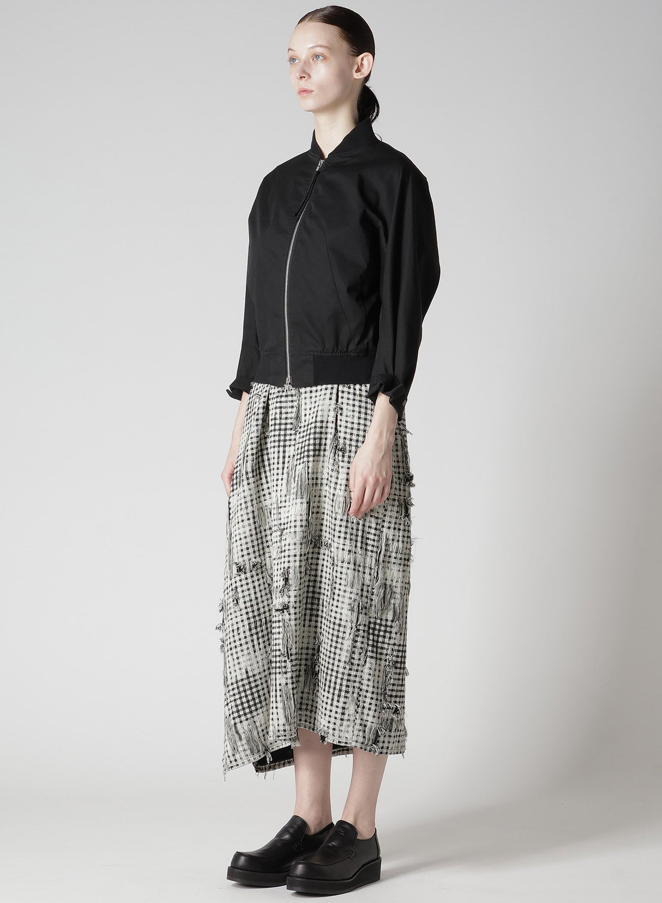 COTTON TWILL SHORT BLOUSON