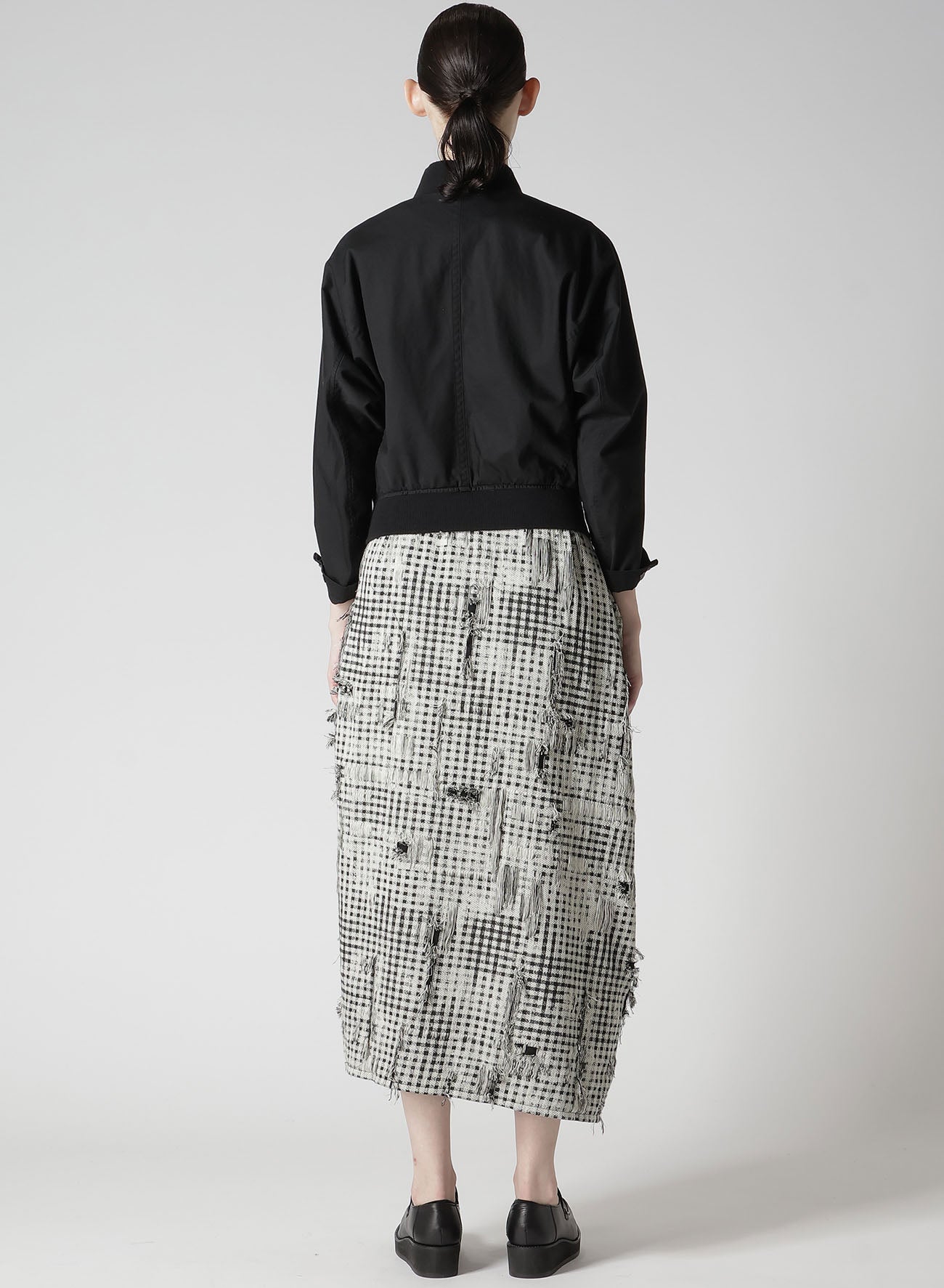 COTTON TWILL SHORT BLOUSON