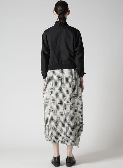 COTTON TWILL SHORT BLOUSON