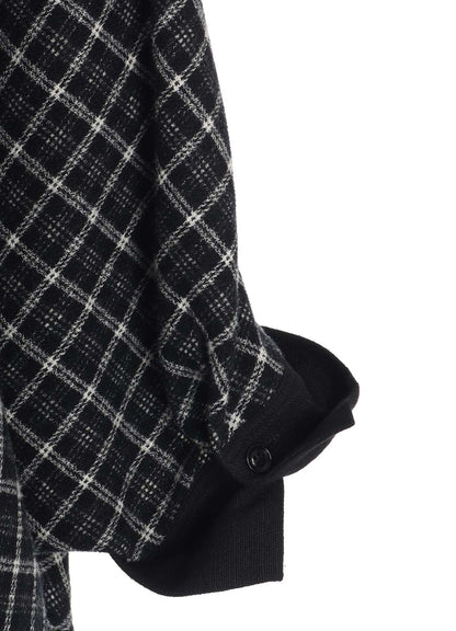 【11/8 12:00(JST) Release】MULTI PLAID DOLMAN SLEEVE BLOUSE