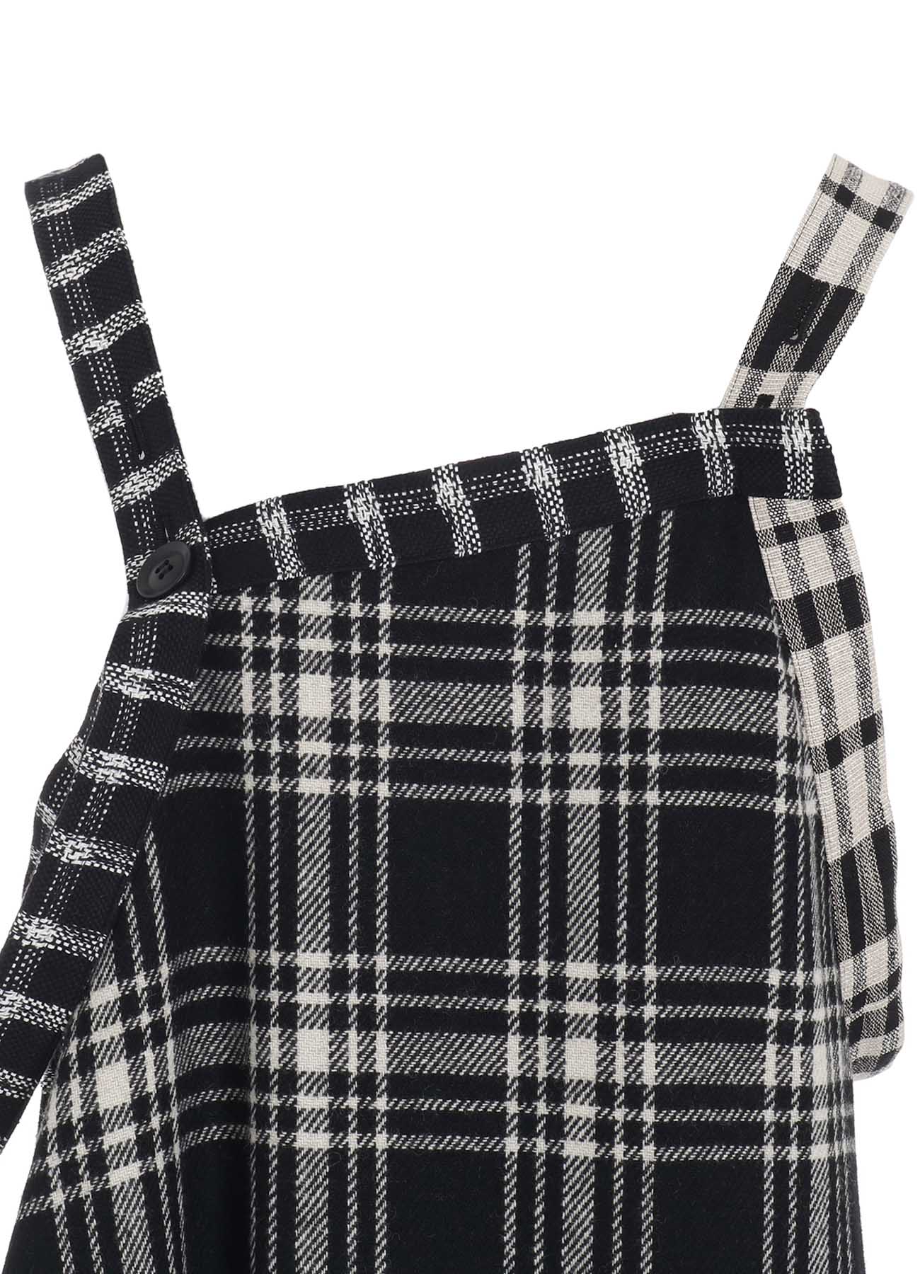 【11/8 12:00(JST) Release】MULTI PLAID SHOULDER STRAP DRESS