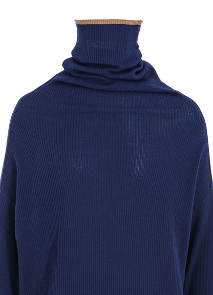 【11/15 12:00(JST) Release】Y's × JOHN SMEDLEY BOTTLE NECK RIBBED KNIT