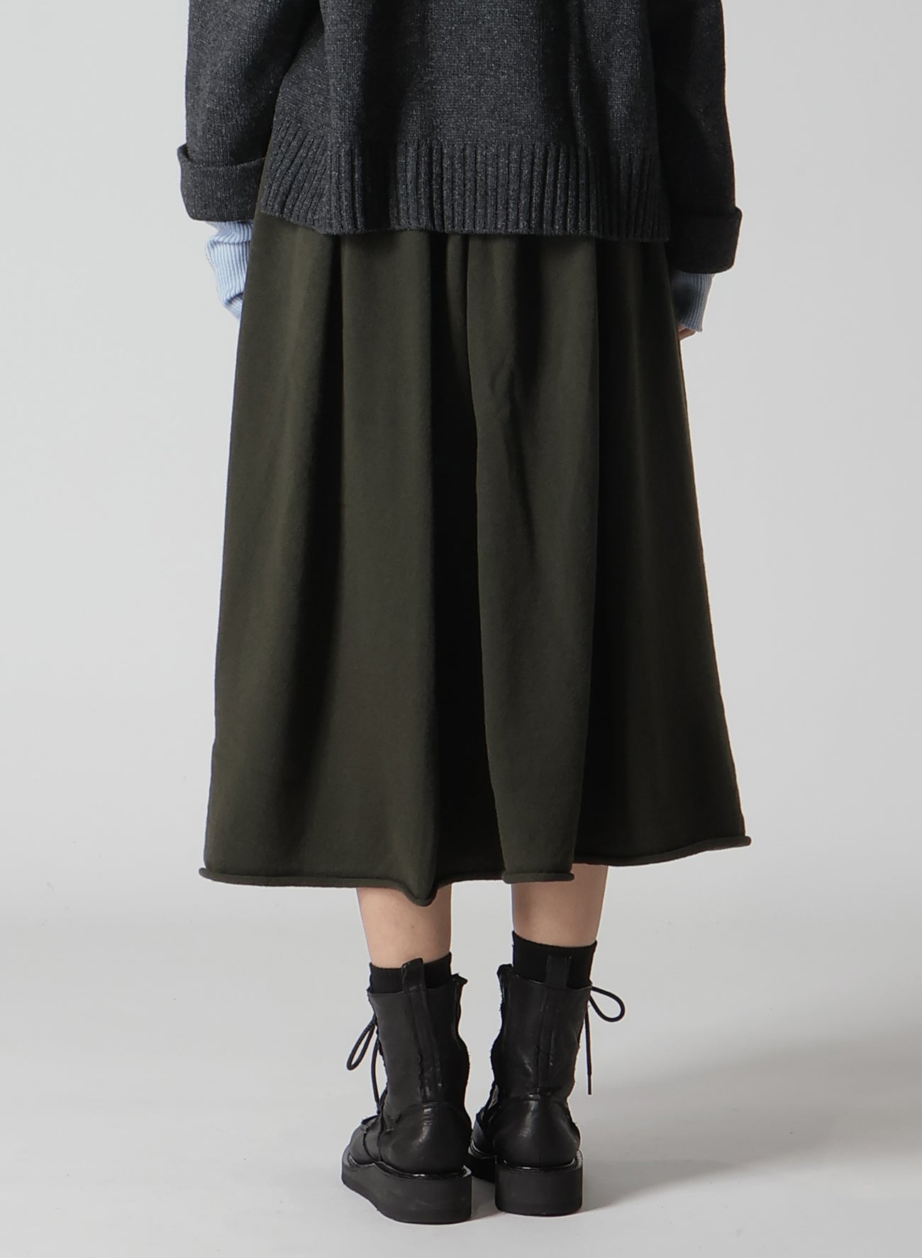 WOOL KNIT SKIRT