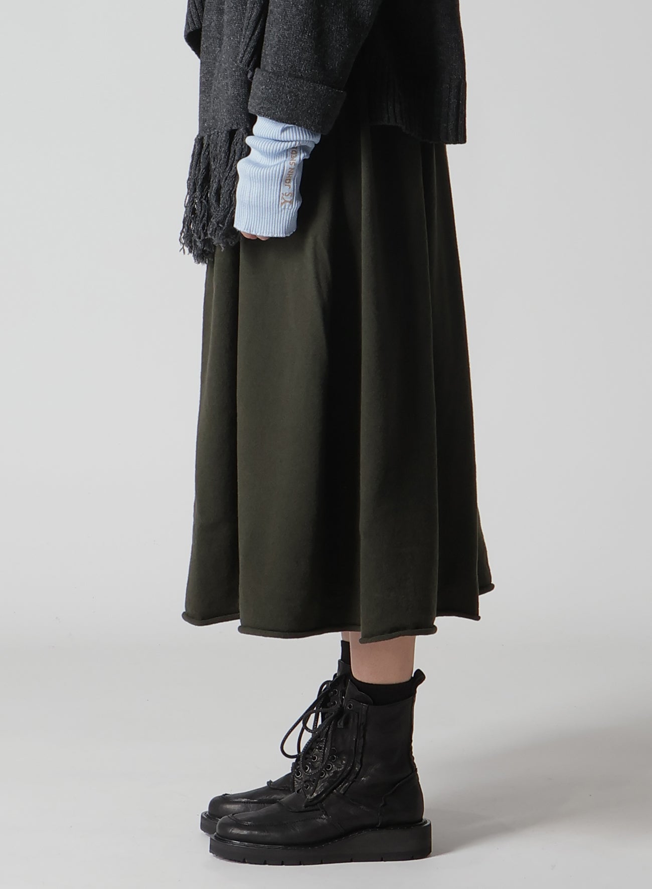 WOOL KNIT SKIRT