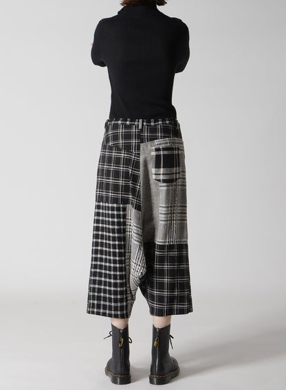 MULTI PLAID SAROUEL PANTS