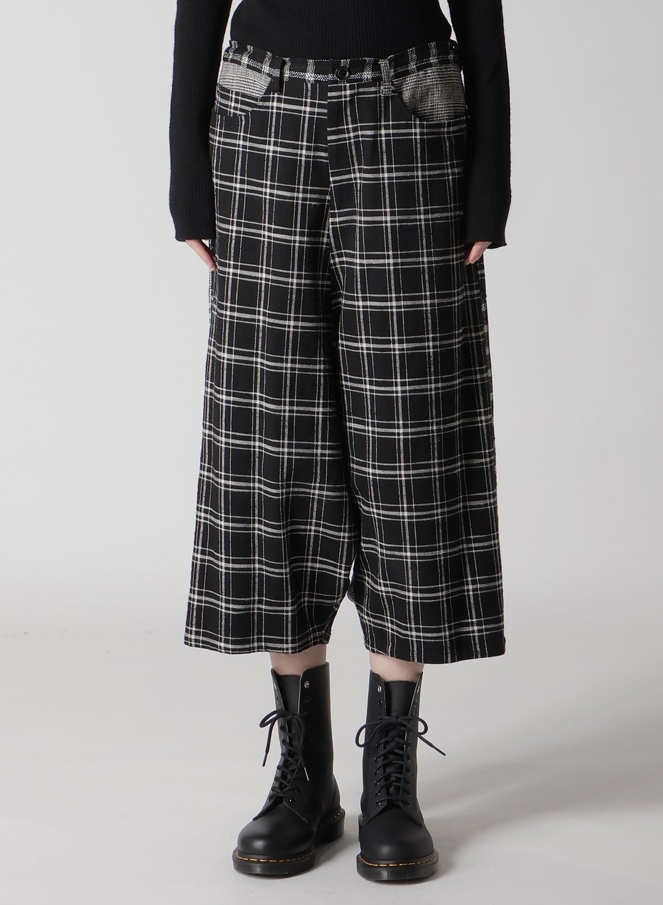 MULTI PLAID SAROUEL PANTS