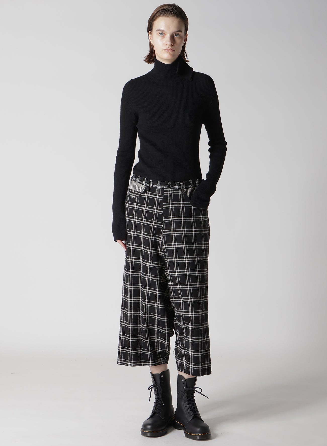 MULTI PLAID SAROUEL PANTS