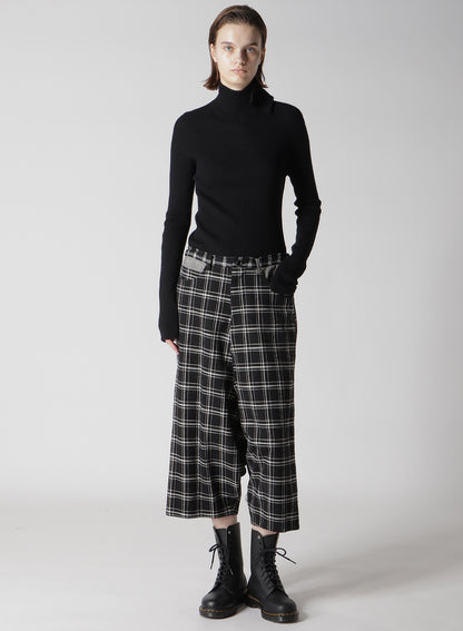 MULTI PLAID SAROUEL PANTS