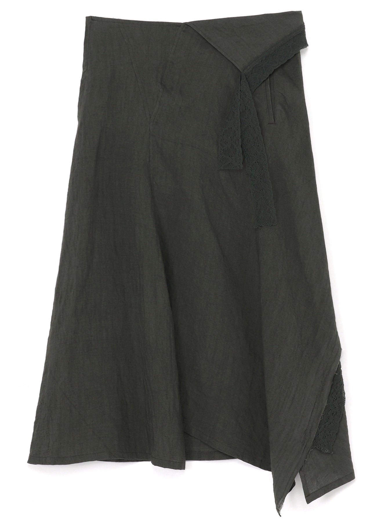 LINEN FLARE SKIRT