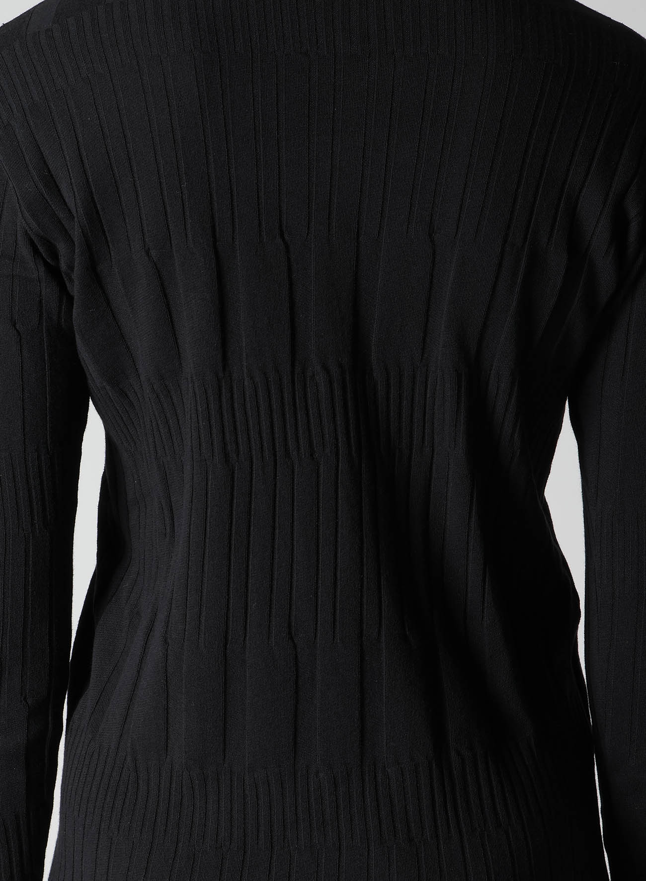 40/ COTTON HARD TWISTED WRINKLED RIBBED LONG SLEEVE T