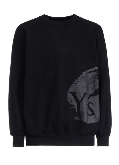 Y'S LOGO/BLUSH PRINT SWEATSHIRT