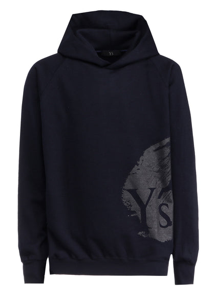 Y'S LOGO/BLUSH PRINT HOODIE