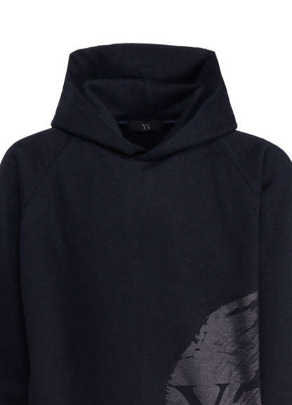 Y'S LOGO/BLUSH PRINT HOODIE