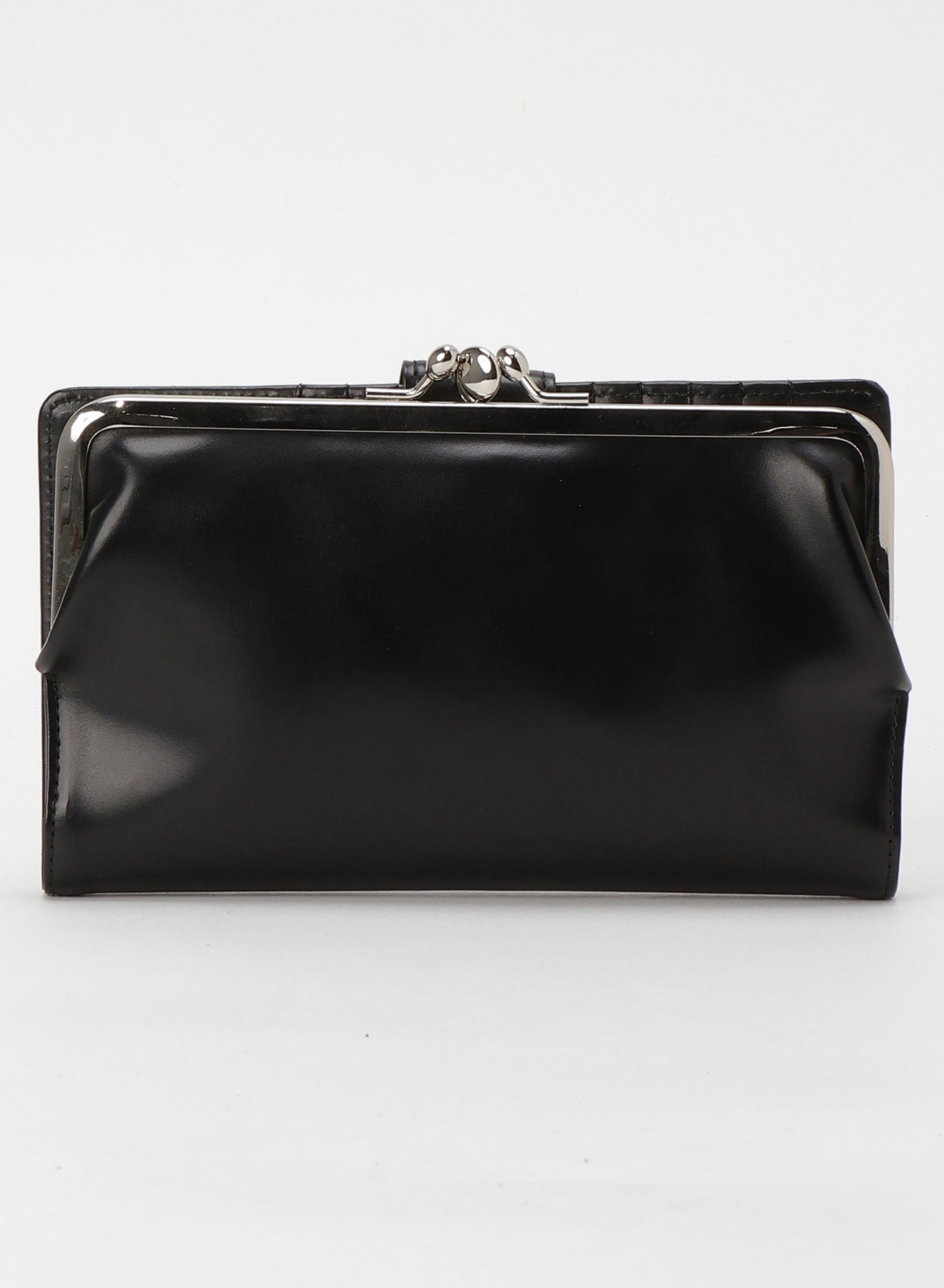 GLOSSY SMOOTH LEATHER LONG CLASP WALLET