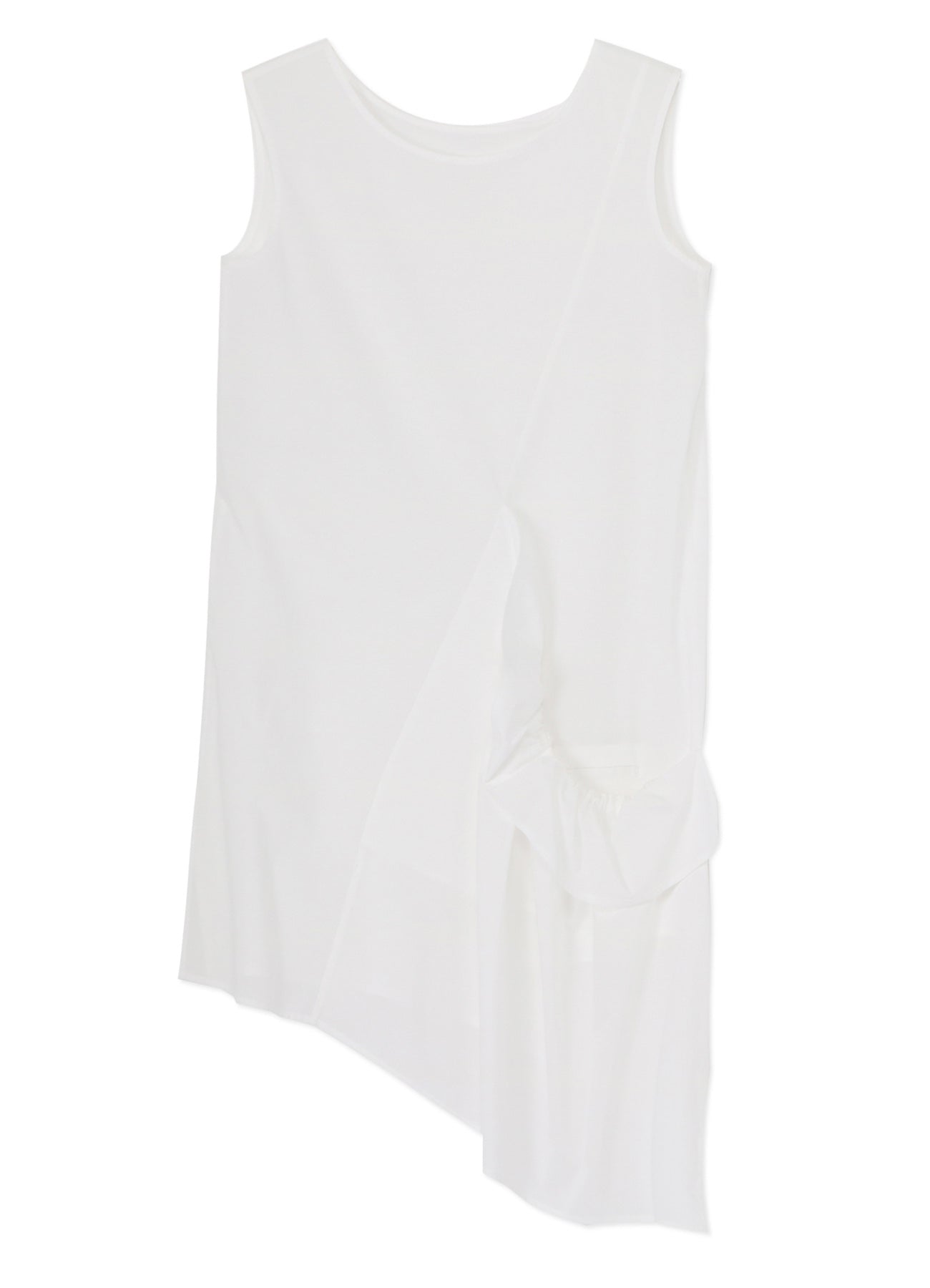 COTTON LAWN GATHERED BLOUSE