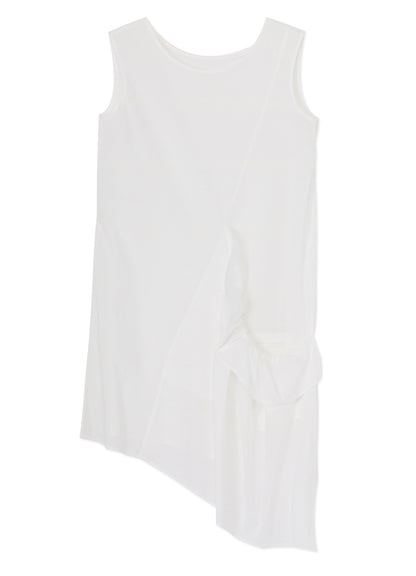 COTTON LAWN GATHERED BLOUSE