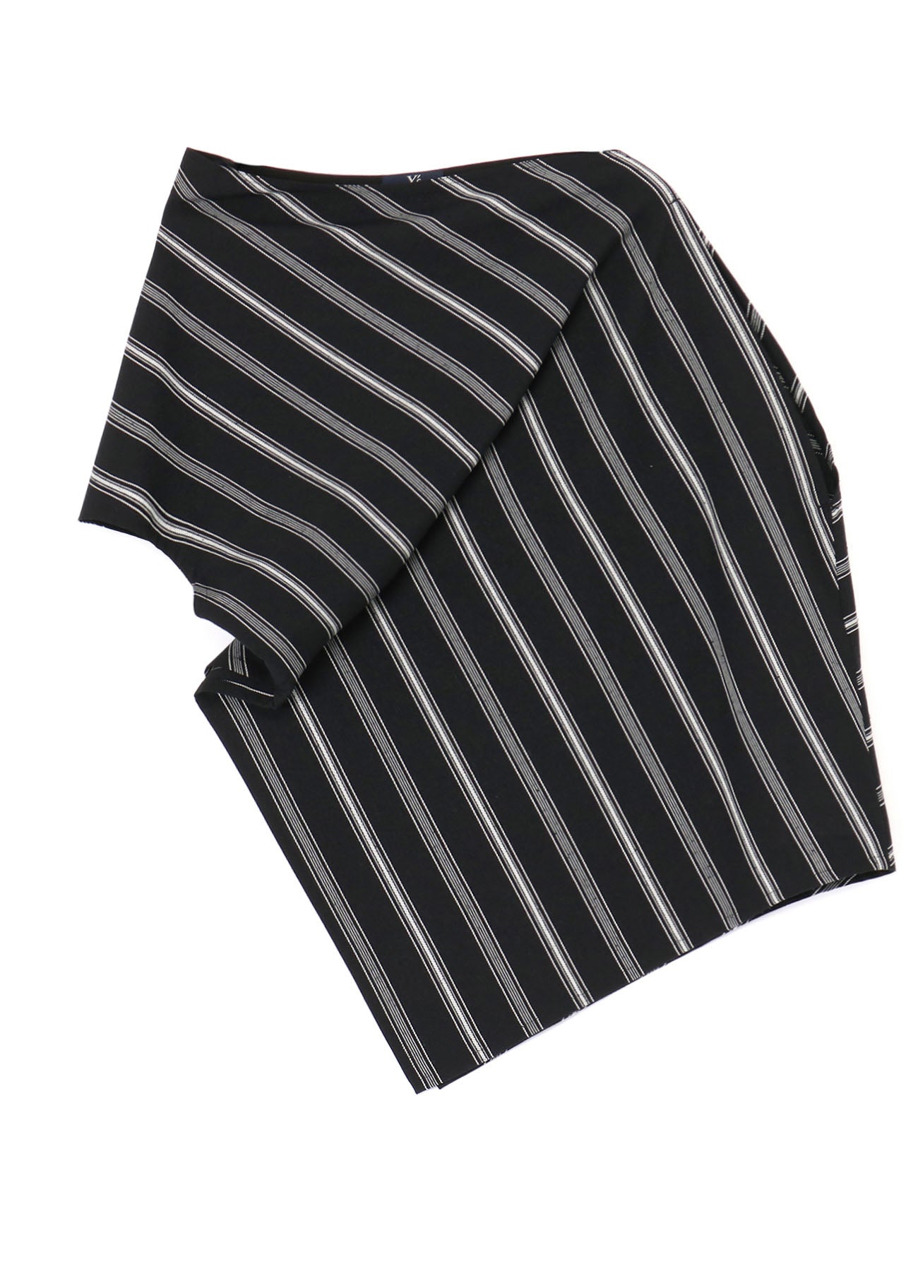 HARD TWISTED STRIPE CONVERTIBLE BLOUSE