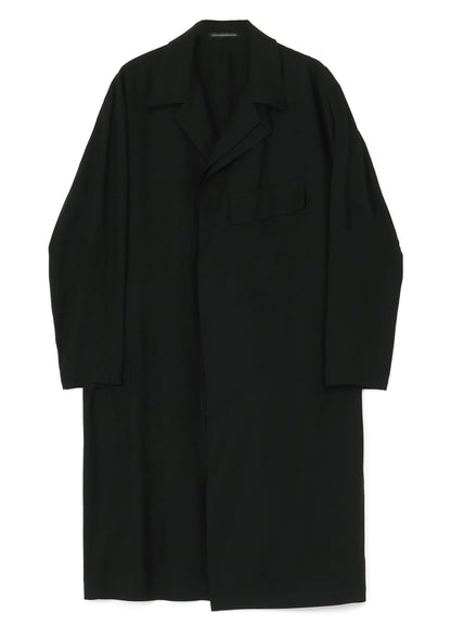 RAYON LINEN LEFT FRONT DOUBLE LAYERED COAT