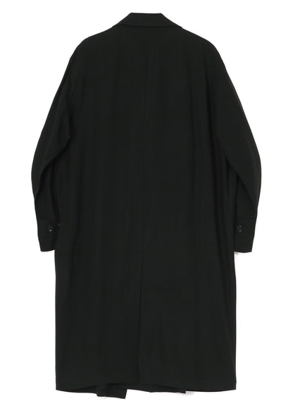 RAYON LINEN LEFT FRONT DOUBLE LAYERED COAT