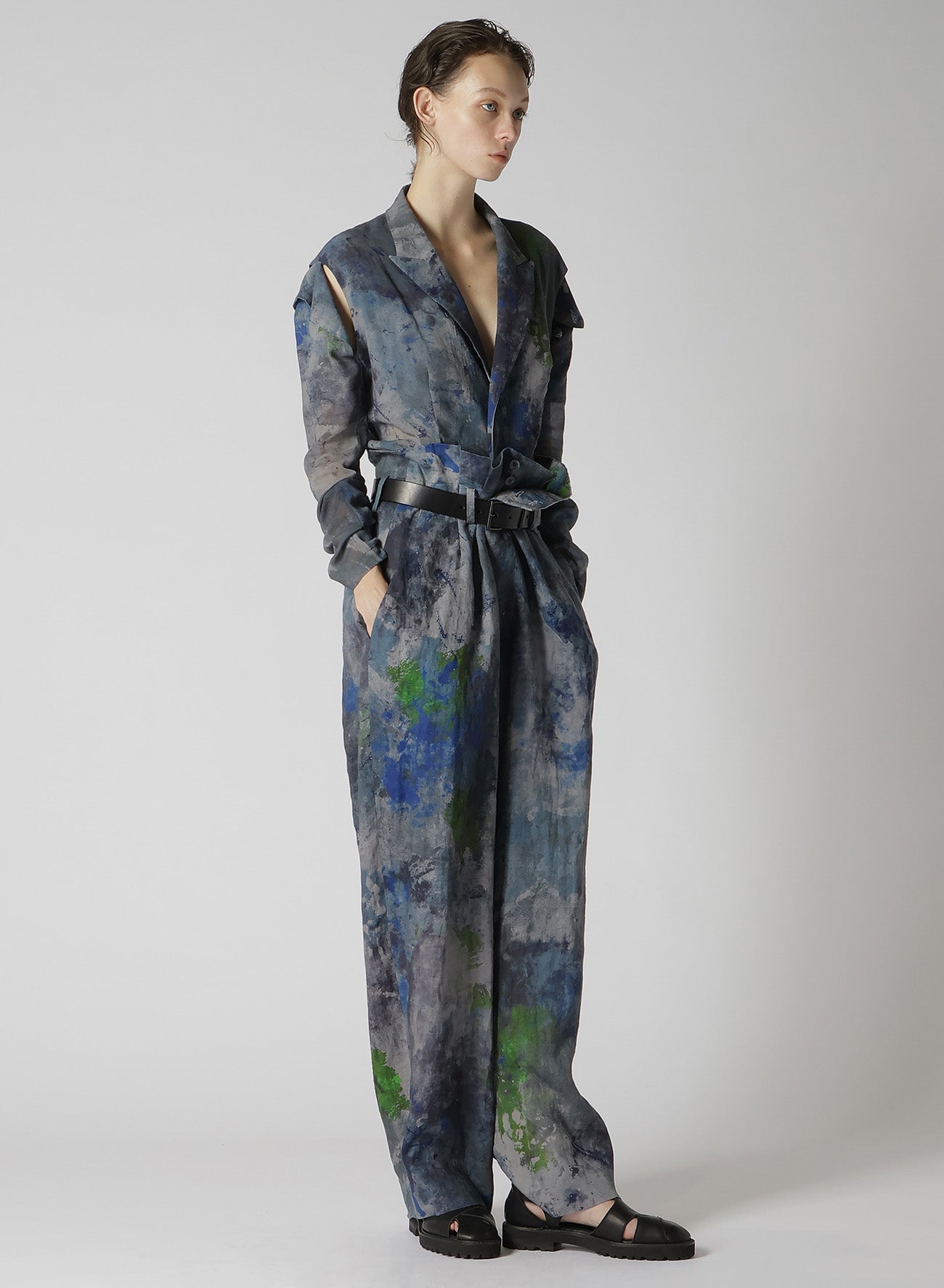 PAINT DESIGN SLEEVE HANG CLOTH JACKET