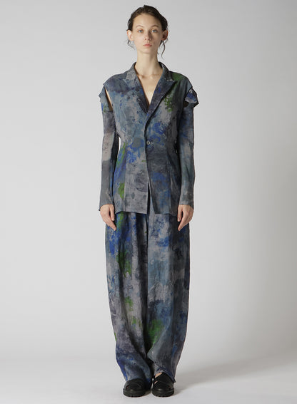 PAINT DESIGN SLEEVE HANG CLOTH JACKET