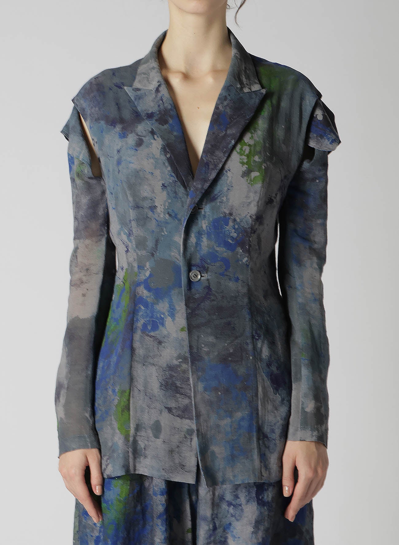 PAINT DESIGN SLEEVE HANG CLOTH JACKET