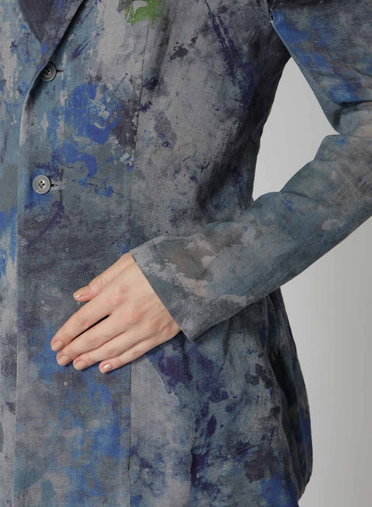 PAINT DESIGN SLEEVE HANG CLOTH JACKET