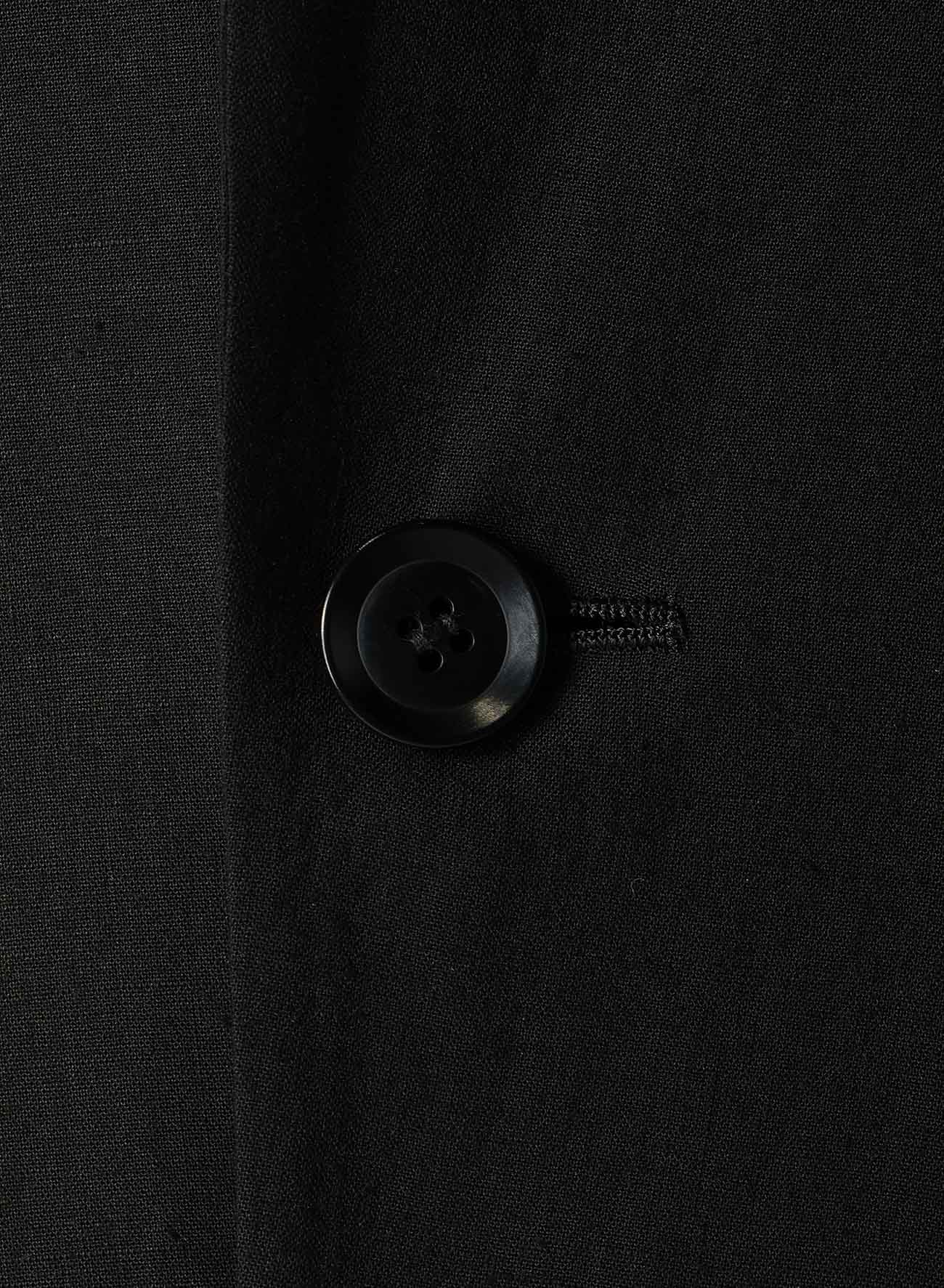 RAYON LINEN OPEN COLLAR TAILORED JACKET