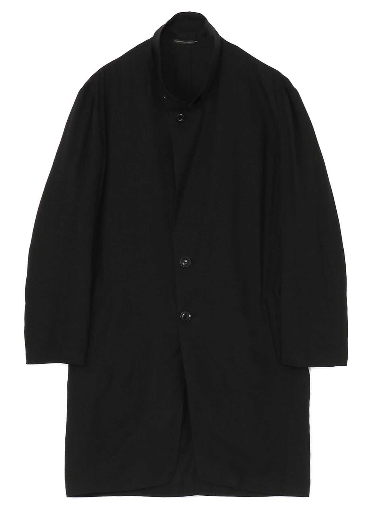 RAYON LINEN OPEN COLLAR TAILORED JACKET
