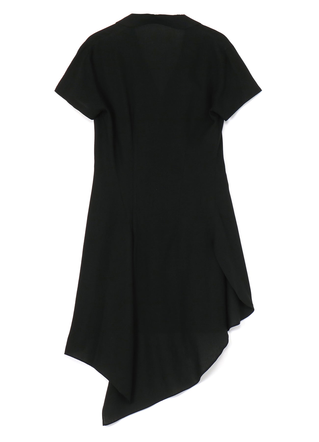 RAYON LINEN ASYMMETRIC SHIRT JACKET