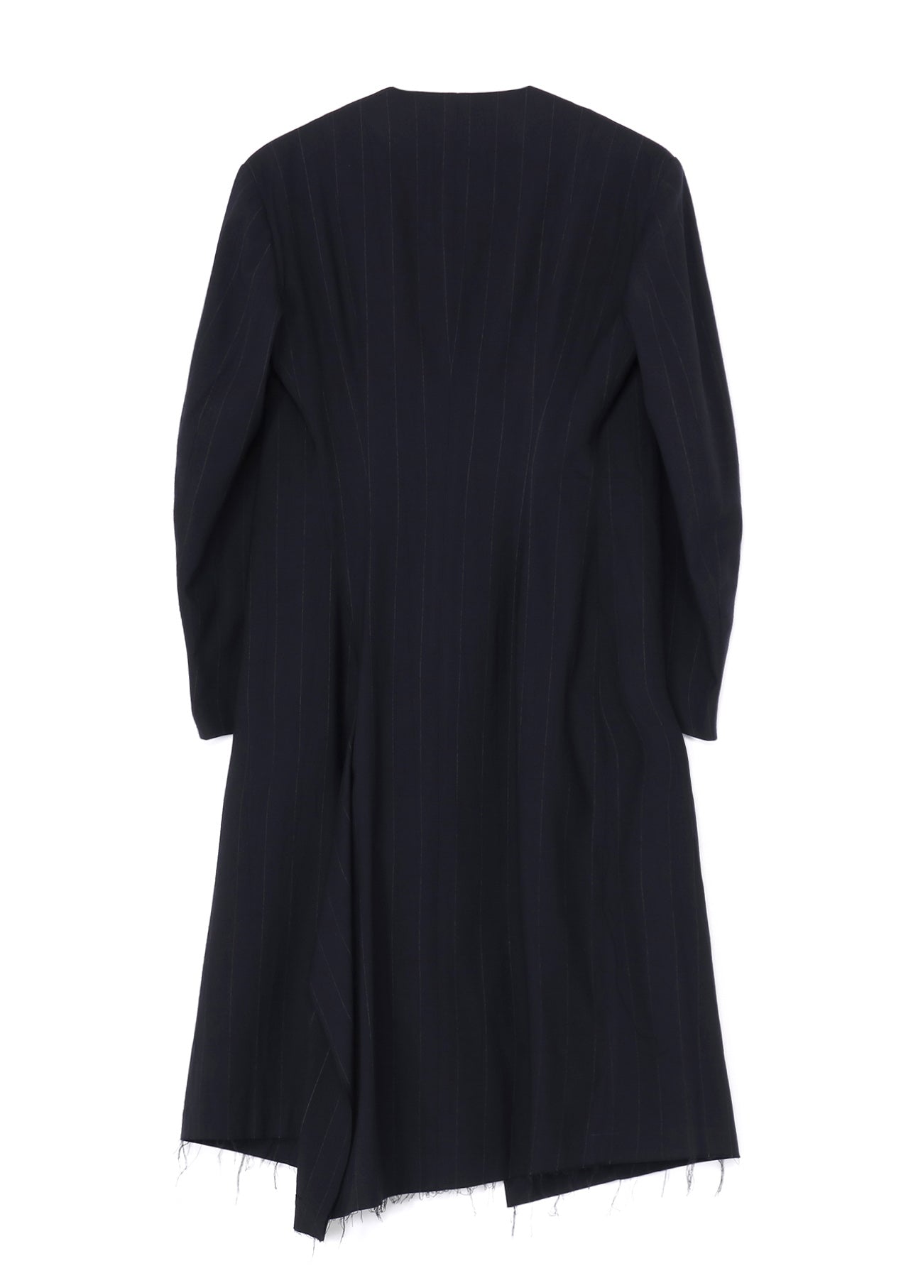 W/RY LIGHT STRIPE COLLAR LESS JACKET