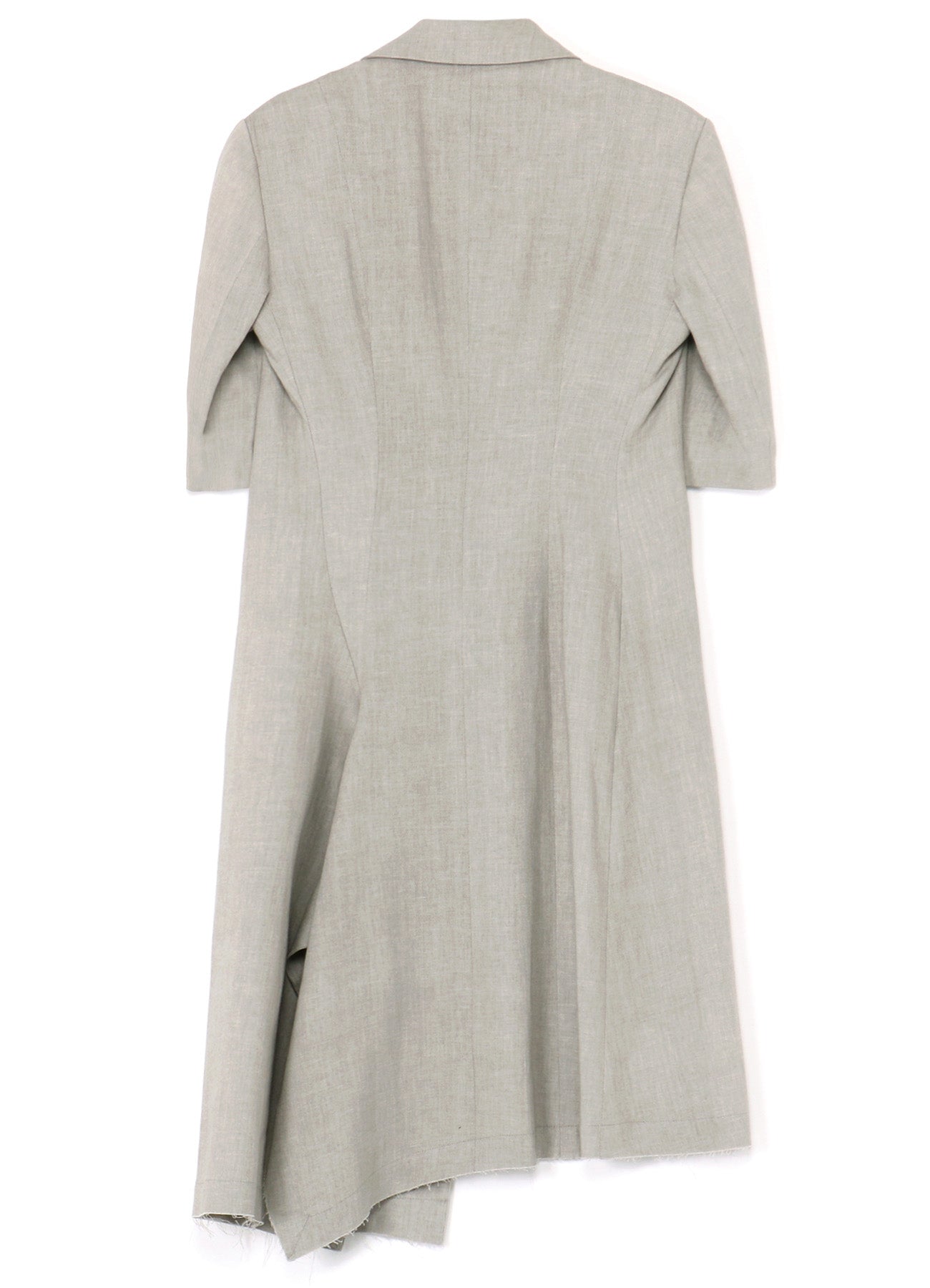 L/C INK DYED LIGHT DENIM HALF SLEEVE TAILORED JACKET