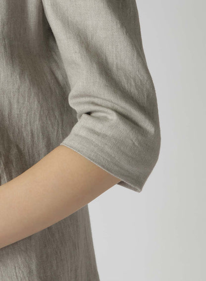 L/C INK DYED LIGHT DENIM HALF SLEEVE TAILORED JACKET