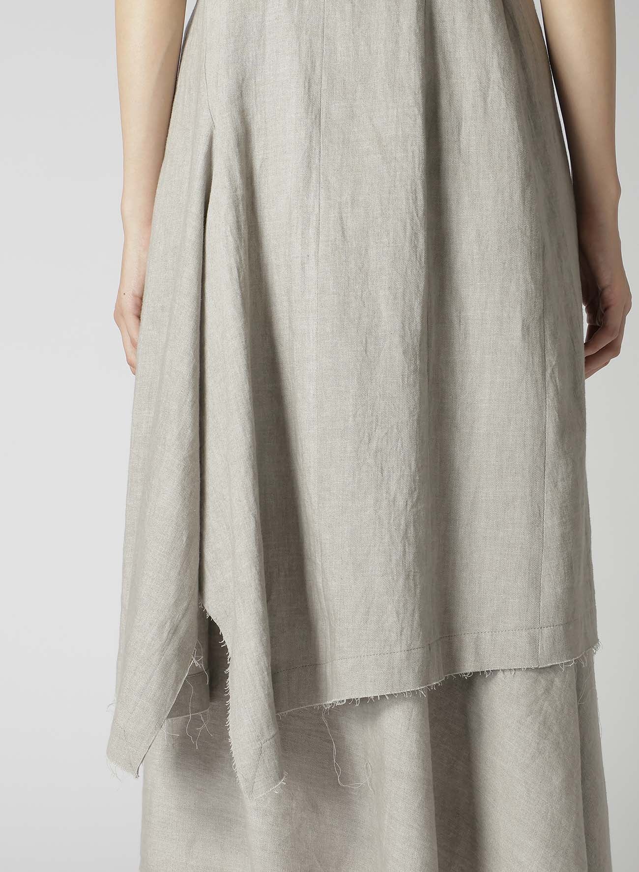 L/C INK DYED LIGHT DENIM HALF SLEEVE TAILORED JACKET