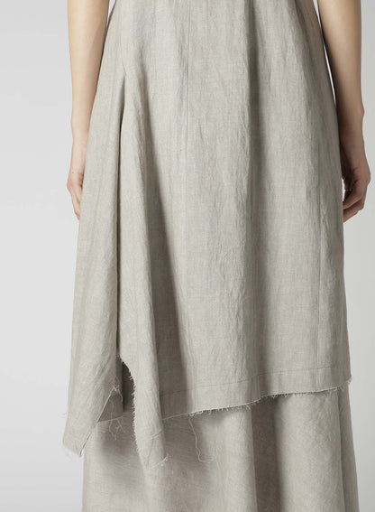 L/C INK DYED LIGHT DENIM HALF SLEEVE TAILORED JACKET