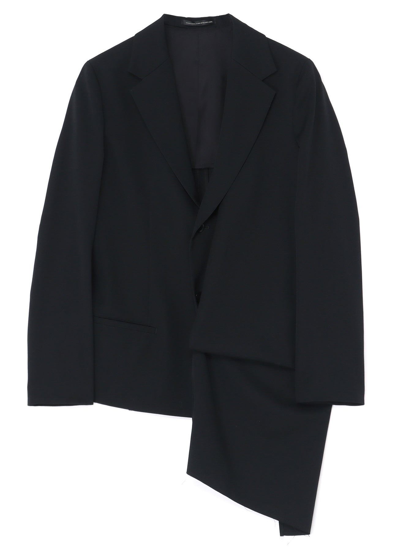 WOOL GABARDINE FRONT DOUBLE JACKET