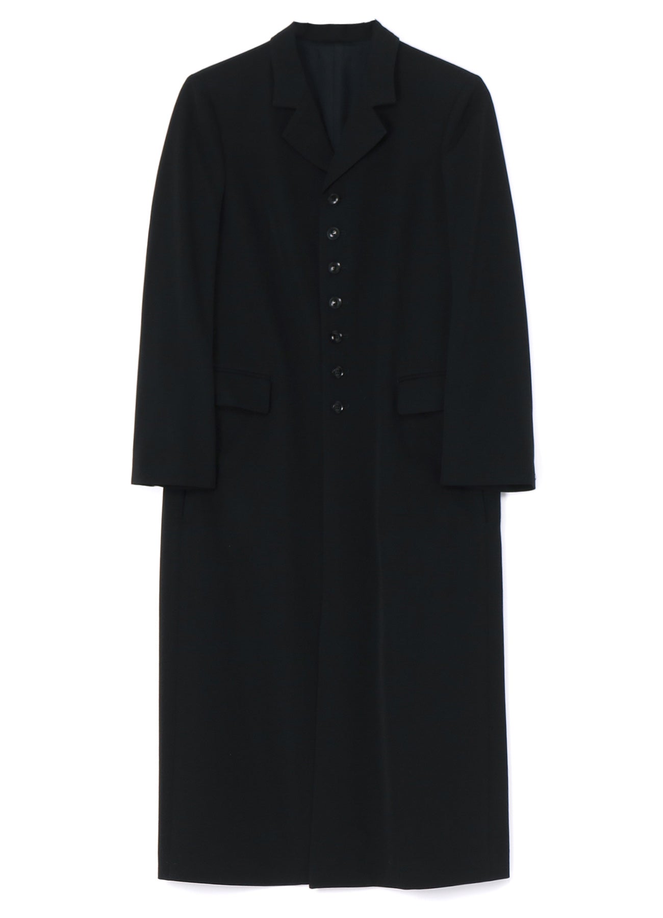 WASHER WOOL GABARDINE LONG JACKET