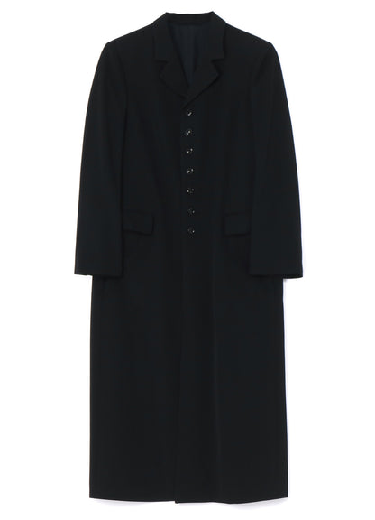 WASHER WOOL GABARDINE LONG JACKET