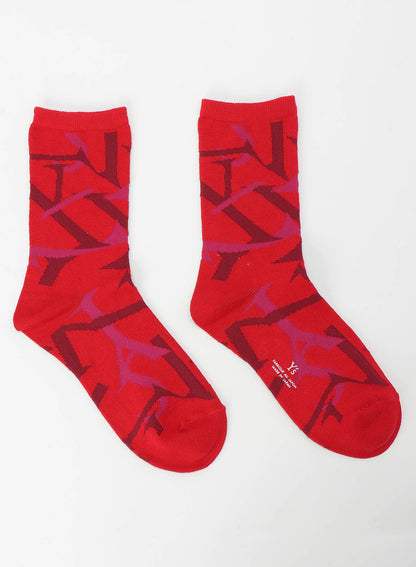 MIX JACQUARD SOCKS 2P