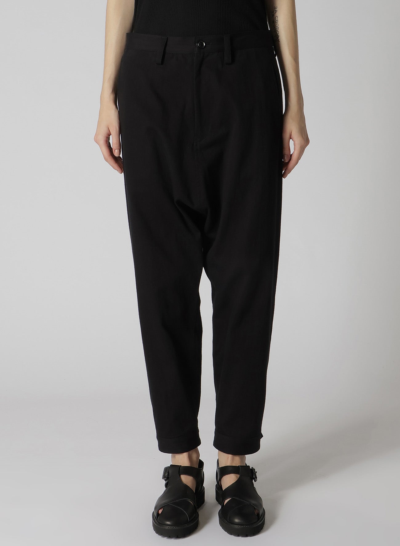 UNEVEN YARN SOFT TWILL SARROUEL