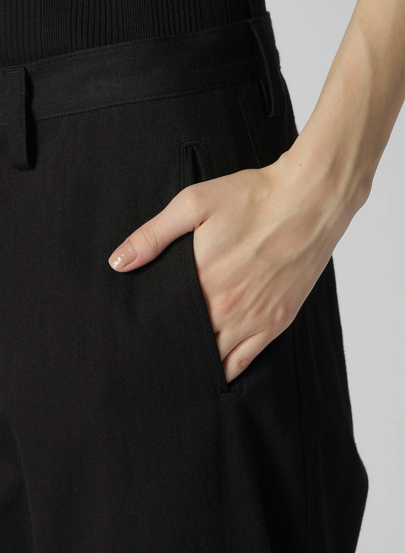 UNEVEN YARN SOFT TWILL SARROUEL