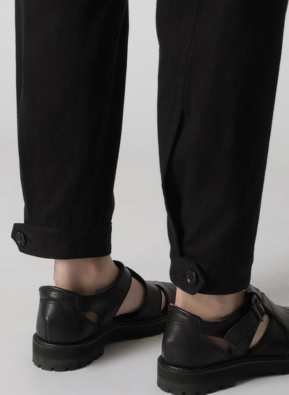 UNEVEN YARN SOFT TWILL SARROUEL