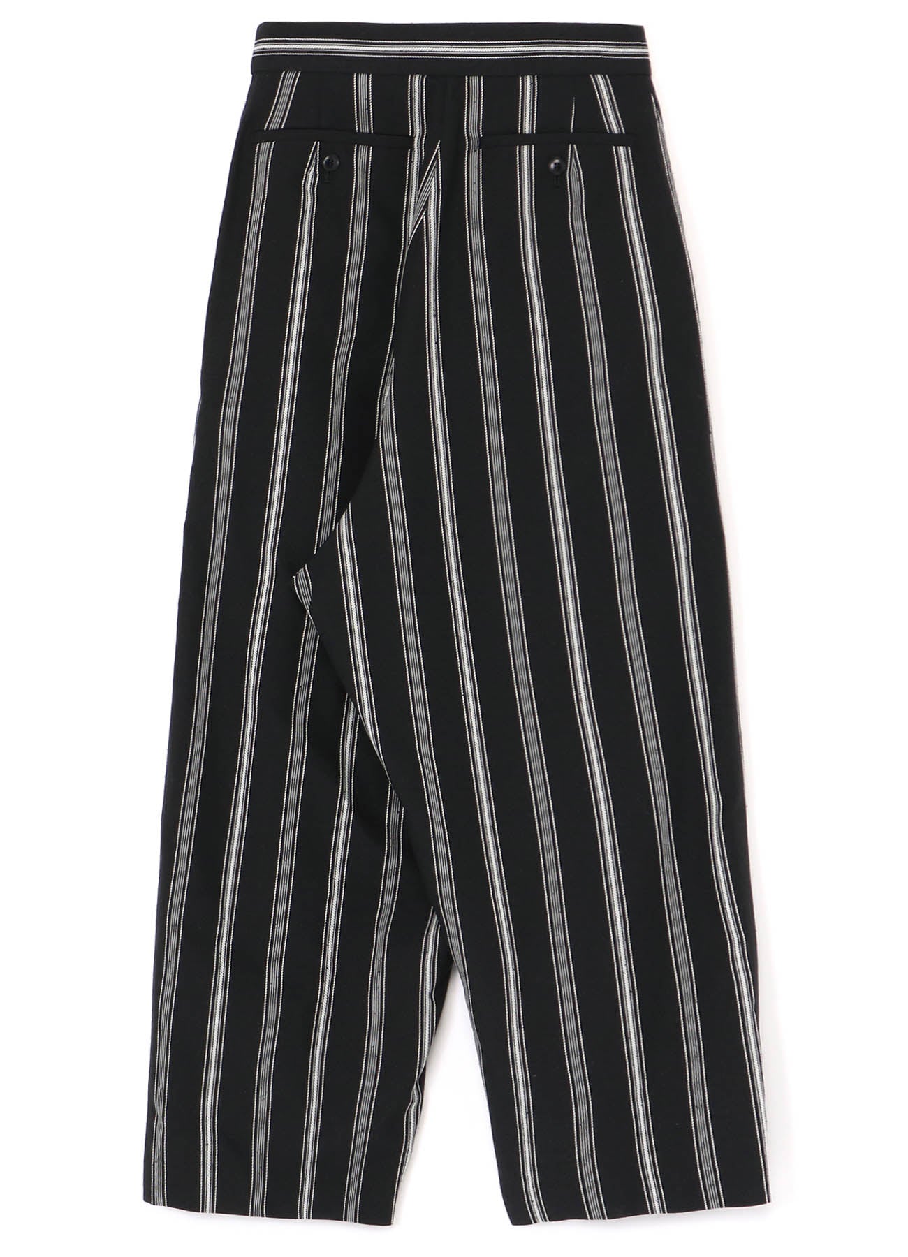 HARD TWISTED STRIPE PLEATED PANTS