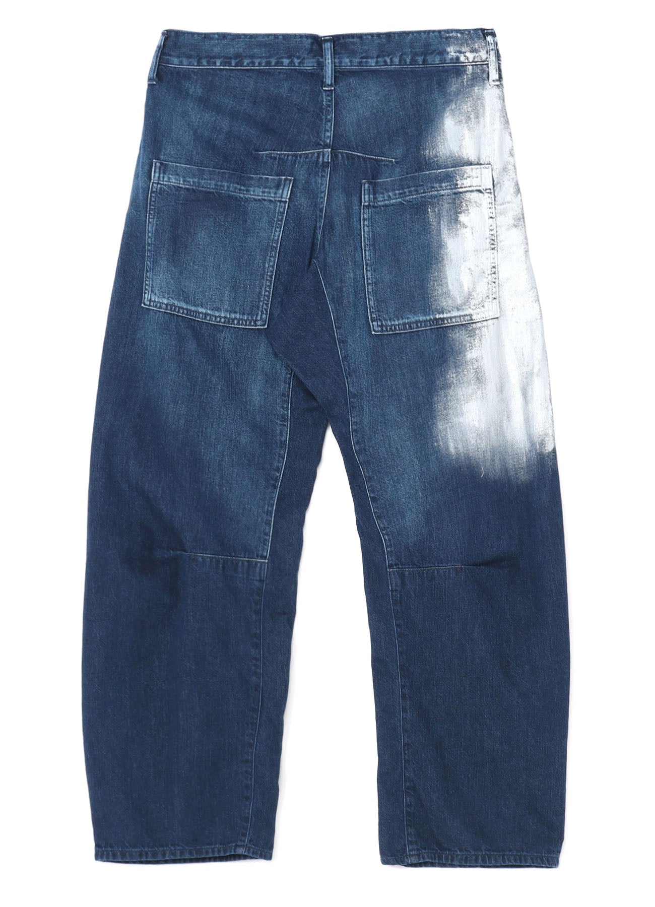 WIDE LEG GUSSETED DENIM PANTS – THE SHOP YOHJI YAMAMOTO