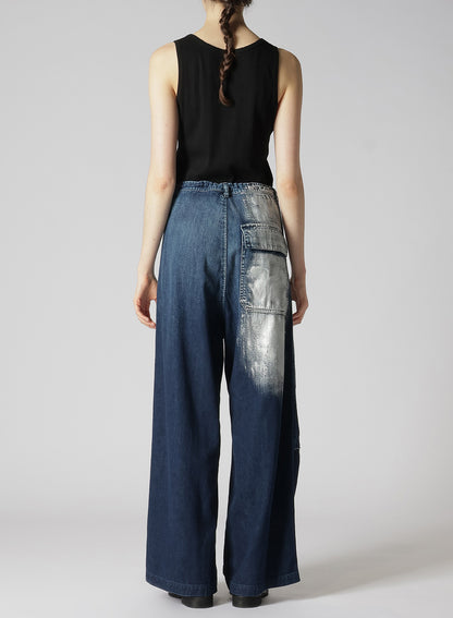 DENIM STRAIGHT PANTS