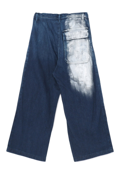 DENIM STRAIGHT PANTS