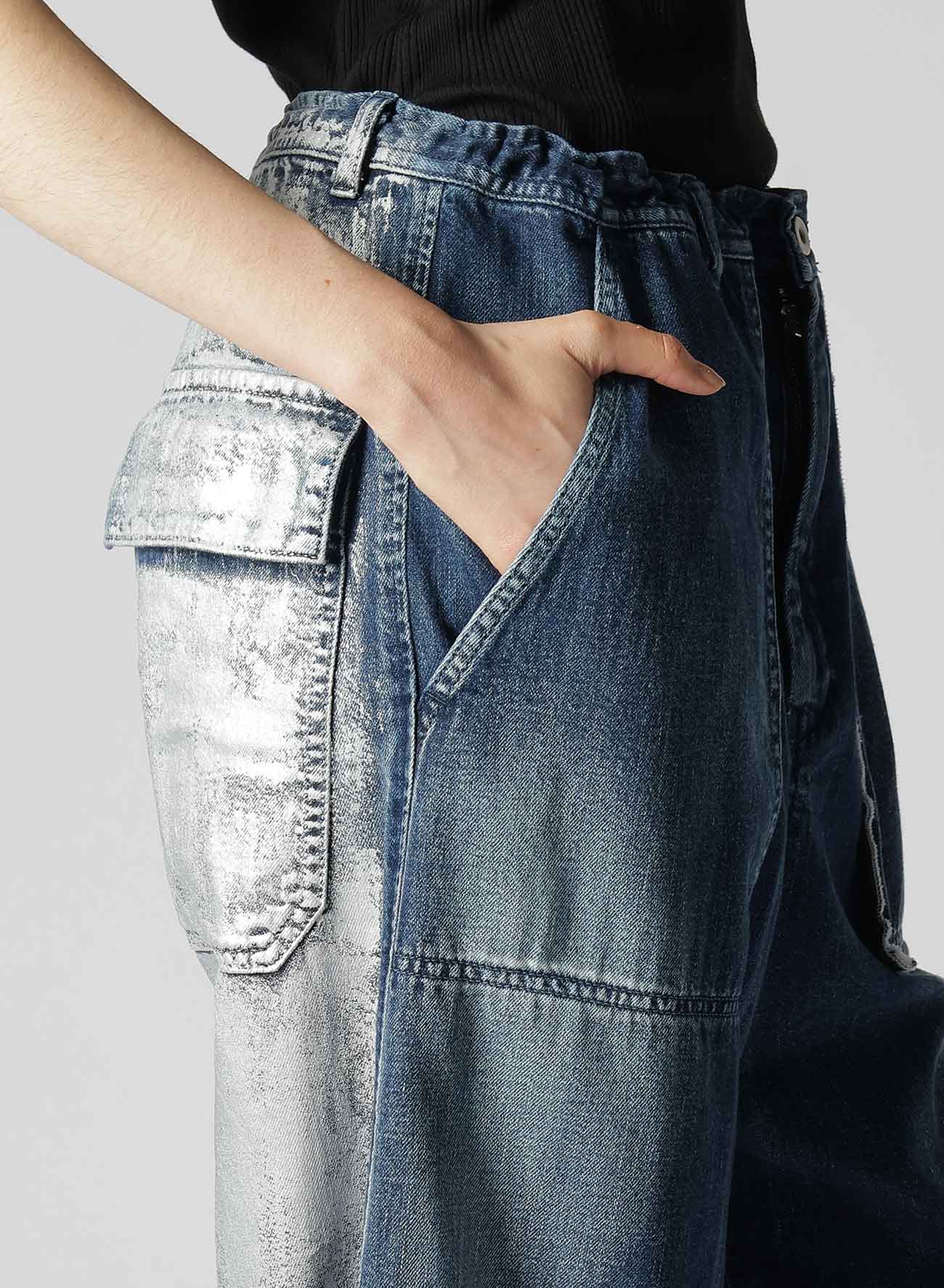 DENIM STRAIGHT PANTS